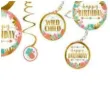 swiderki wiszace happy birthday w stylu boho amscan 12 szt