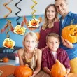 swiderki wiszace happy halloween swieto dyni mix 6 szt