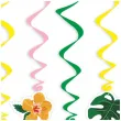 swiderki wiszace hello aloha flaming mix 6 szt