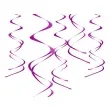 swiderki wiszace kolor purpurowe 5 szt