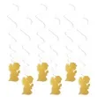 swiderki wiszace komunia sw aniolek bialo zlote 6 szt