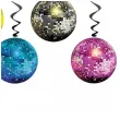 swiderki wiszace kule disco mix congee 65 cm 6 szt