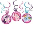 swiderki wiszace my little pony amscan 6 szt
