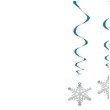 swiderki wiszace platki sniegu unique 66 cm 3 szt