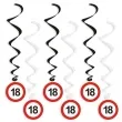 swiderki wiszace urodziny 18 traffic birthday 6 szt