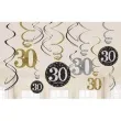 swiderki wiszace urodziny 30 gold celebration amscan 12 szt