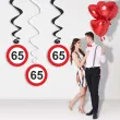 swiderki wiszace urodziny 65 traffic birthday 6 szt