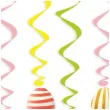 swiderki wiszace wielkanocne pisanki orange love 6 szt