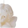 swieca aniolek z serduszkiem zloty ecru bartek candles 130 mm