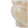 swieca aniolek z serduszkiem zloty ecru bartek candles 130 mm