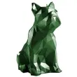 swieca buldog zielony metalik candellana