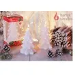 swieca choinka box biala bartek candles 80 150 mm