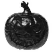 swieca dynia halloweenowa czarna candellana 9 5 cm