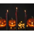 swieca halloween krew czarny partydeco 20 4 cm 3 szt