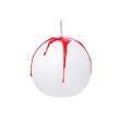 swieca halloween ociekajaca krew biala 10 szt