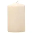 swieca klubowa matowa 100x65 mm kremowa 6 szt