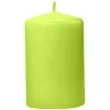 swieca klubowa matowa 100x65 mm zielona jasna 6 szt