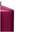 swieca klubowa matowa 120x60 mm bordowa 6 szt