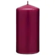 swieca klubowa matowa 120x60 mm bordowa 6 szt
