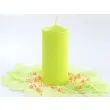 swieca klubowa matowa 120x60 mm zielona jasna 6 szt