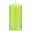 swieca klubowa matowa 120x60 mm zielona jasna 6 szt