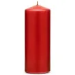swieca klubowa matowa 150x60 mm czerwona 6 szt