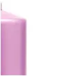 swieca klubowa matowa 150x60 mm rozowa jasna 6 szt