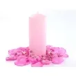 swieca klubowa matowa 150x65 mm rozowa jasna 6 szt