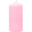 swieca klubowa matowa 150x65 mm rozowa jasna 6 szt