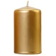 swieca klubowa metalik 100x65 mm zlota 6 szt