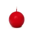 swieca kula fi 60 matowa czerwona 10 szt 1op