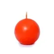swieca kula fi 60 matowa pomaranczowa 10szt