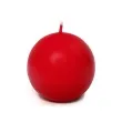 swieca kula fi 80 matowa czerwona 6 szt 1 op