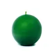 swieca kula fi 80 matowa zielona 6 szt 1 op