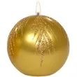 swieca kula galazki swierku zlota adpal 80 mm