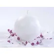 swieca kula matowa bialy partydeco 80 mm 6 szt
