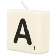 swieca literki i znaki litera a bialy pd party 40x20 mm