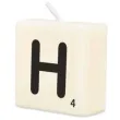 swieca literki i znaki litera h bialy pd party 40x20 mm