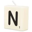 swieca literki i znaki litera n bialy pd party 40x20 mm