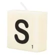 swieca literki i znaki litera s bialy pd party 40x20 mm