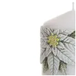 swieca pienkowa christmas flower kwiaty poinsencji biala bartek candles 150 70 mm