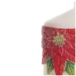 swieca pienkowa christmas flower kwiaty poinsencji czerwona bartek candles 130 60 mm