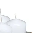 swieca pienkowa classic biala bolsius 60 40mm 4 szt