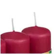 swieca pienkowa classic bordowa bolsius 60 40mm