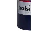 swieca pienkowa classic granatowa bolsius 120 58 mm
