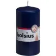swieca pienkowa classic granatowa bolsius 120 58 mm