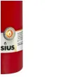 swieca pienkowa classic long czerwona bolsius 200 68mm