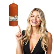 swieca pienkowa classic long pomaranczowa mango bolsius 150 58mm