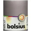 swieca pienkowa classic szara bolsius 120 58 mm