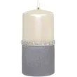 swieca pienkowa diament perlowo szara adpal 150 70 mm